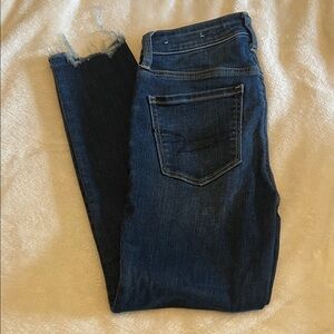 American Eagle Outfitters Dark Blue Skinny Jeans